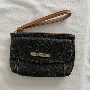 Stone Mountian Black/Tan Wristlet/Purse